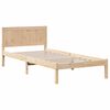 vidaXL Bed Frame Brown 90 x 200 cm Solid Pine wood