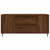 vidaXL Coffee Table Brown Oak 102x44.5x50 cm Engineered Wood