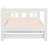 vidaXL Pull-out Day Bed without Mattress White 2x(90x200) cm