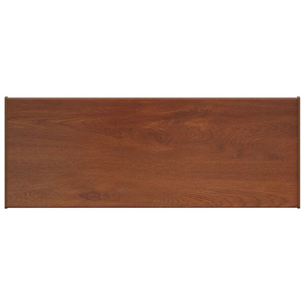 vidaXL Window Sill Brown Wood 60 x 35 x 4.5 cm PVC