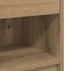 vidaXL Bedside Cabinet with Drawer Artisan Oak 39x28x41 cm