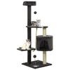 vidaXL Cat Tree with Sisal Scratching Posts Dark Grey 120 cm