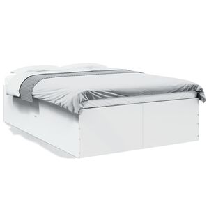 vidaXL Bed Frame without Mattress White 120x190 cm Small Double