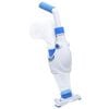 vidaXL Pool Vacuum Cleaner | White and blue | ABS | Standard | Telescopic Design