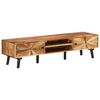 vidaXL TV Cabinet 145x35x35 cm Solid Acacia Wood