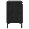 vidaXL Bedside Cabinet Black Oak 40 x 30 x 50 cm Engineered Wood