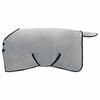 vidaXL Horse Blanket Full Light Grey and Pink Polyester