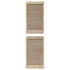 vidaXL Cabinet Door 2 pcs Natural 170 x 2.1 x 49.5 cm Solid Pine Wood