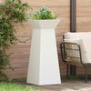 vidaXL Pillar Planter White 40 x 40 x 100 cm
