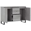vidaXL Sideboard Grey Sonoma 101.5x35x70 cm Engineered Wood