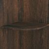 vidaXL Standing Corner Shelf Smoked Oak 40x41.5x180 cm Engineered Wood