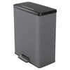 Curver Duo Pedal Bin Deco 26L+26L Cool Grey