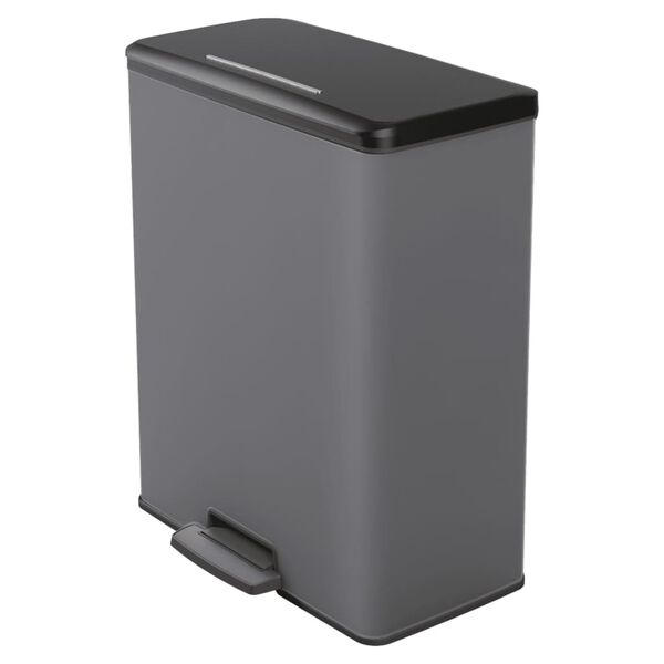 Curver Duo Pedal Bin Deco 26L+26L Cool Grey