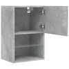 vidaXL TV Cabinets with LED Lights 2 pcs Concrete Grey 40.5x30x60 cm