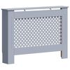 vidaXL Radiator Cover Anthracite 112x19x81.5 cm MDF