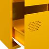 vidaXL Highboard Mustard Yellow 68x39x101.5 cm Steel