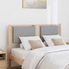 vidaXL Headboard Other Brown 120 cm Solid pine wood