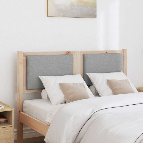 vidaXL Headboard Other Brown 120 cm Solid pine wood