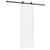 vidaXL Sliding Door ORKDAL 78 x 211 cm Engineered Wood White and Black