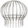 vidaXL Gutter Leaf Guard 2 pcs Silver 160 mm Stainless Steel