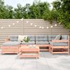vidaXL 7 Piece Garden Sofa Set Solid Wood Douglas Fir