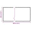 vidaXL Plant Cover&nbsp;with Eyelets 2x8 m Polyethylene