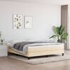 vidaXL Pocket Spring Bed Mattress Cream 160x200x20 cm Fabric