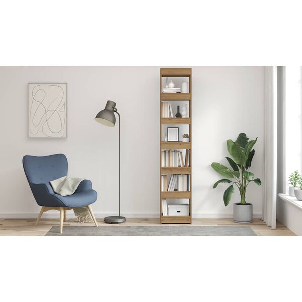 vidaXL Book Cabinet/Room Divider Artisan Oak 40x30x198 cm