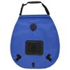 vidaXL Camping Shower Bag Blue 20 L PVC
