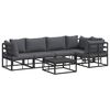 vidaXL Garden Sofa Set with Cushion 6 pcs
