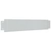vidaXL Lawn Fences 5 pcs Galvanised Steel 100x19 cm
