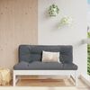 vidaXL Middle Sofa White 120x80 cm Solid Wood Pine