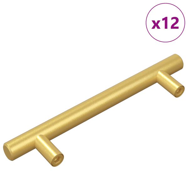 vidaXL Cabinet Handle 12 pcs Gold 150 mm Stainless Steel