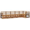 vidaXL Sofa Sets 6 pcs Natural Solid Acacia Wood