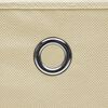 vidaXL Storage Boxes with Covers 10 pcs 28x28x28 cm Cream