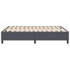 vidaXL Platform Bed Frame Dark Grey 140 x 200 cm Fabric