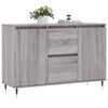 vidaXL Sideboard Grey Sonoma 101.5x35x70 cm Engineered Wood