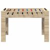 vidaXL Foosball Table Sonoma Oak 125 x 60.5 x 80 cm Engineered Wood