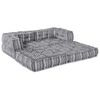 vidaXL Modular Sofa 2 pcs Grey 140 x 70 x 56 cm Fabric