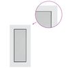 vidaXL Cellar Window RISOR 30 x 70 cm PVC and Glass
