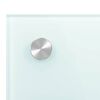 vidaXL Kitchen Backsplash Milk 90 x 50 cm Tempered Glass