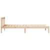 vidaXL Extra Long Bed Frame without Mattress 100x210 cm Solid Wood Pine