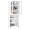 vidaXL Highboard White 69.5x34x180 cm Engineered Wood