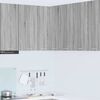 vidaXL Hanging Cabinet Grey Sonoma and White 57 x 57 x 80 cm