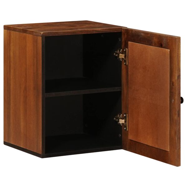 vidaXL Bathroom Hanging Cabinet with Storage Walnut 38 x 33 x 48 cm