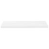 vidaXL Floating Wall Shelves 4 pcs High Gloss White 80x23.5x3.8 cm MDF