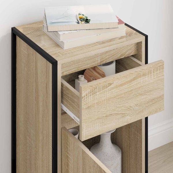 vidaXL Sideboard with Drawer Sonoma 43 x 36 x 75.5 cm Engineered Wood