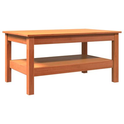 vidaXL Coffee Table Wax Brown 80x50x40 cm Solid Wood Pine