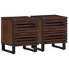 vidaXL Bedside Cabinets 2 pcs 40x34x46 cm Solid Wood Mango