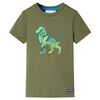 vidaXL Kids' T-shirt Khaki 104
